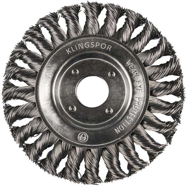 Klingspor Abrasives 381733 5 in x 5/8 in-11 7/8 in Heavy Duty Twist Kn