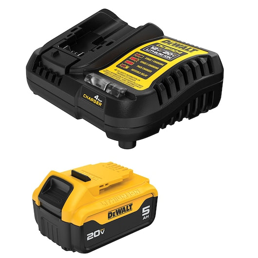 DeWalt DCB205C 20V MAX* Lithium-Ion 5 Ah 20 V Battery and Charger Kit