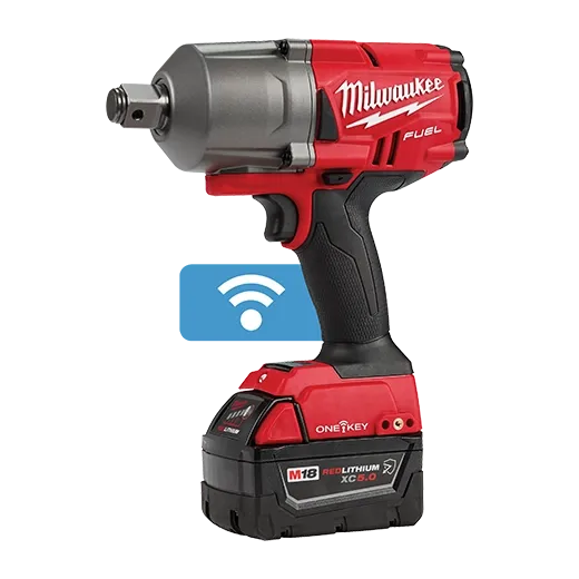 Milwaukee 2864-22R 3/4 in 1100 ft/lb (Fastening) 1500 ft/lb (Nut Bursting) 2400 ipm Cordless Impact Wrench with Friction Ring Kit