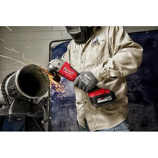 Milwaukee 2882-20 M18 FUEL™ 4-1/2 in/5 in Braking Grinder w/ ONE-KEY™ Paddle Switch, No Lock