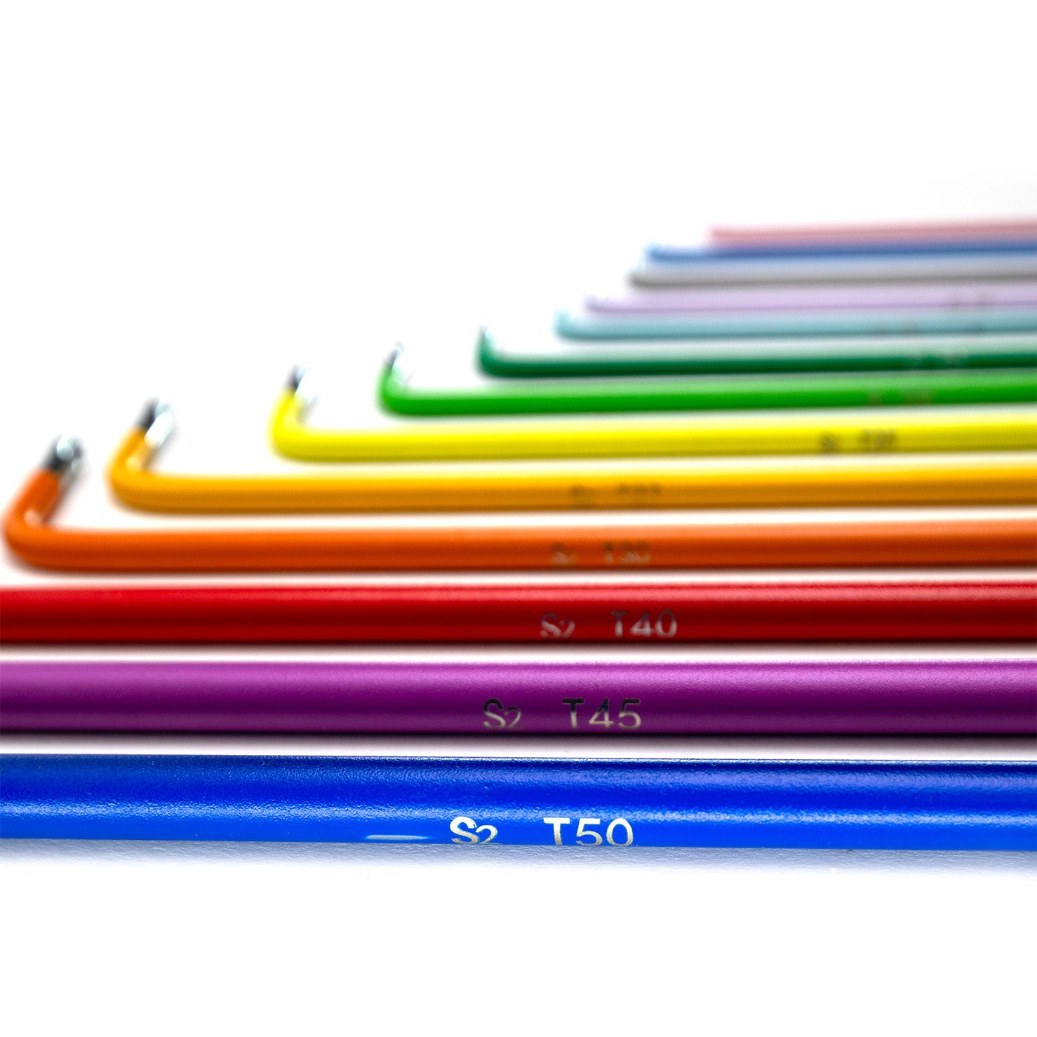 VONT Chrome Tip Mulitcolour Torx Key 13 Piece Set