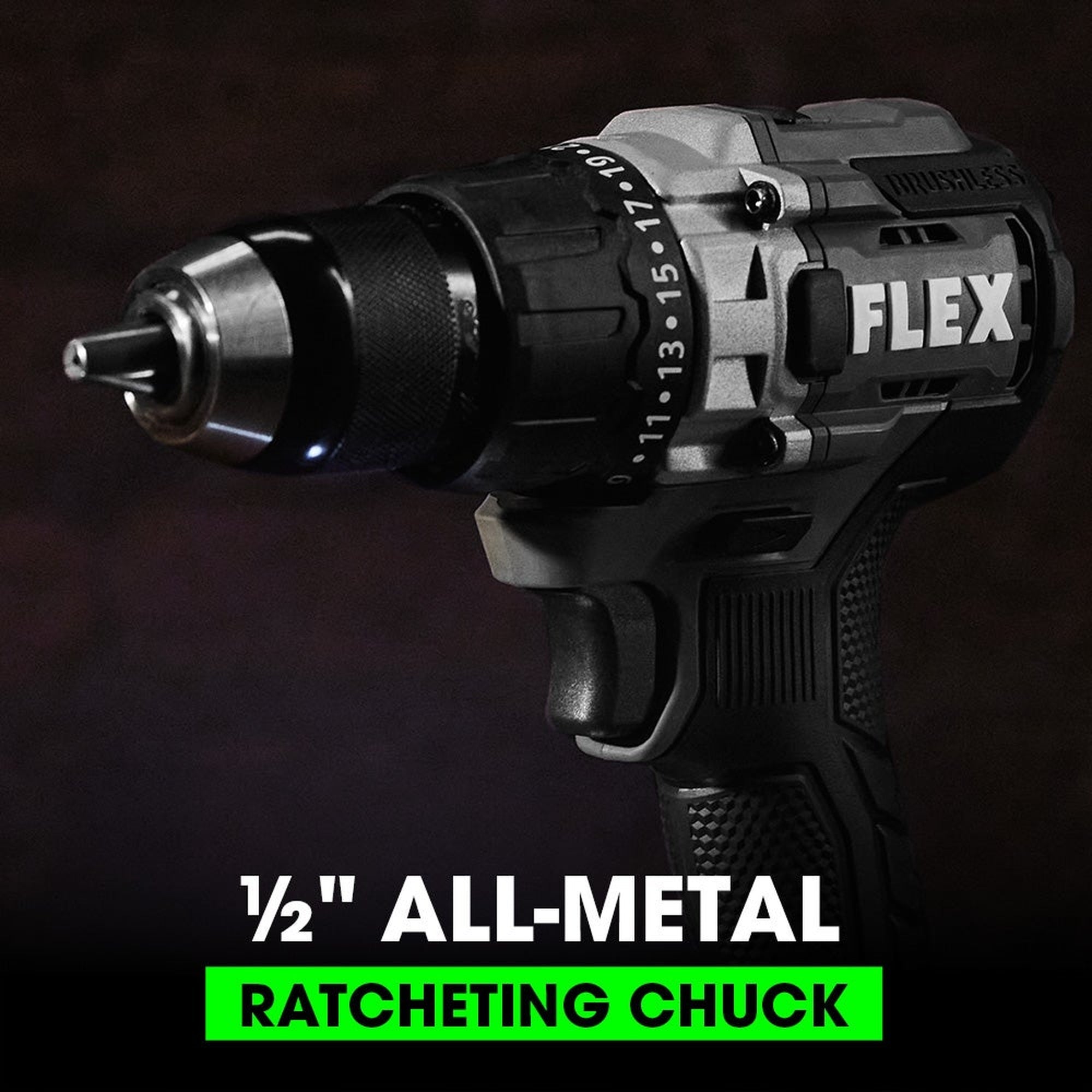 FLEX FX1151 drill/driver 1/2-inch all-metal ratcheting chuck