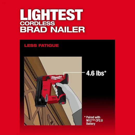 Milwaukee 2541-20 5/8 - 1-1/2 in 18 ga Brad Cordless Brad Nailer