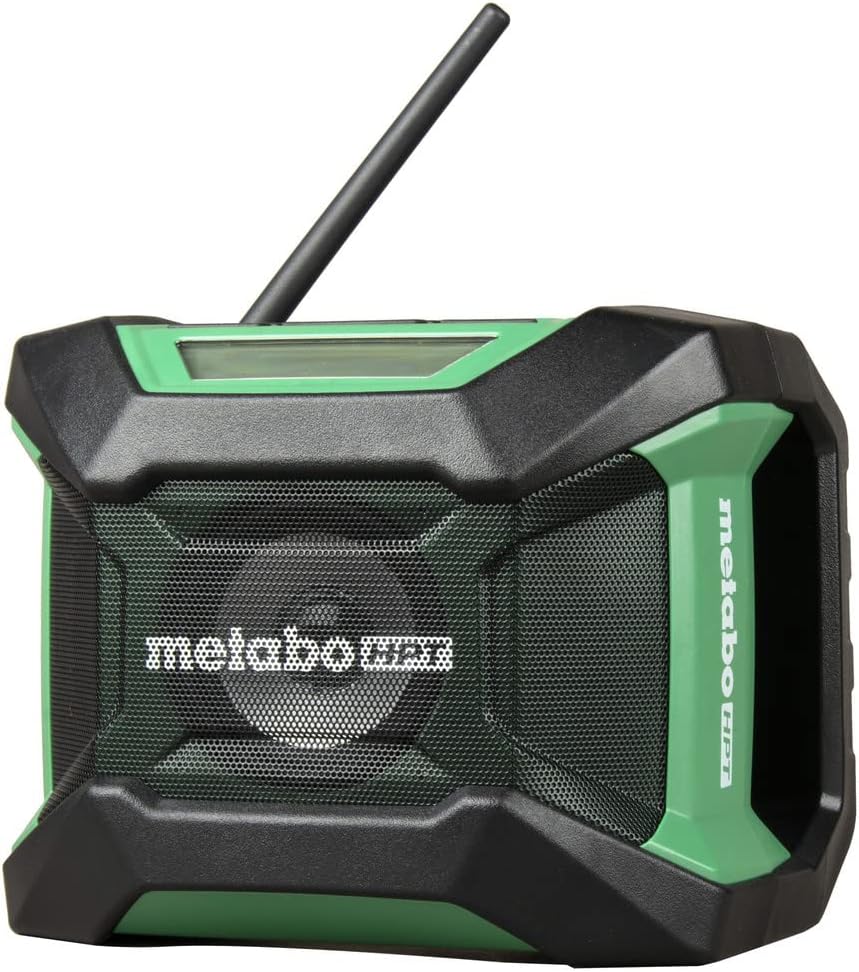 Metabo HPT UR18DAQ4M 18 V 3 Ah Green Analog Cordless Jobsite Radio (Tool Only)