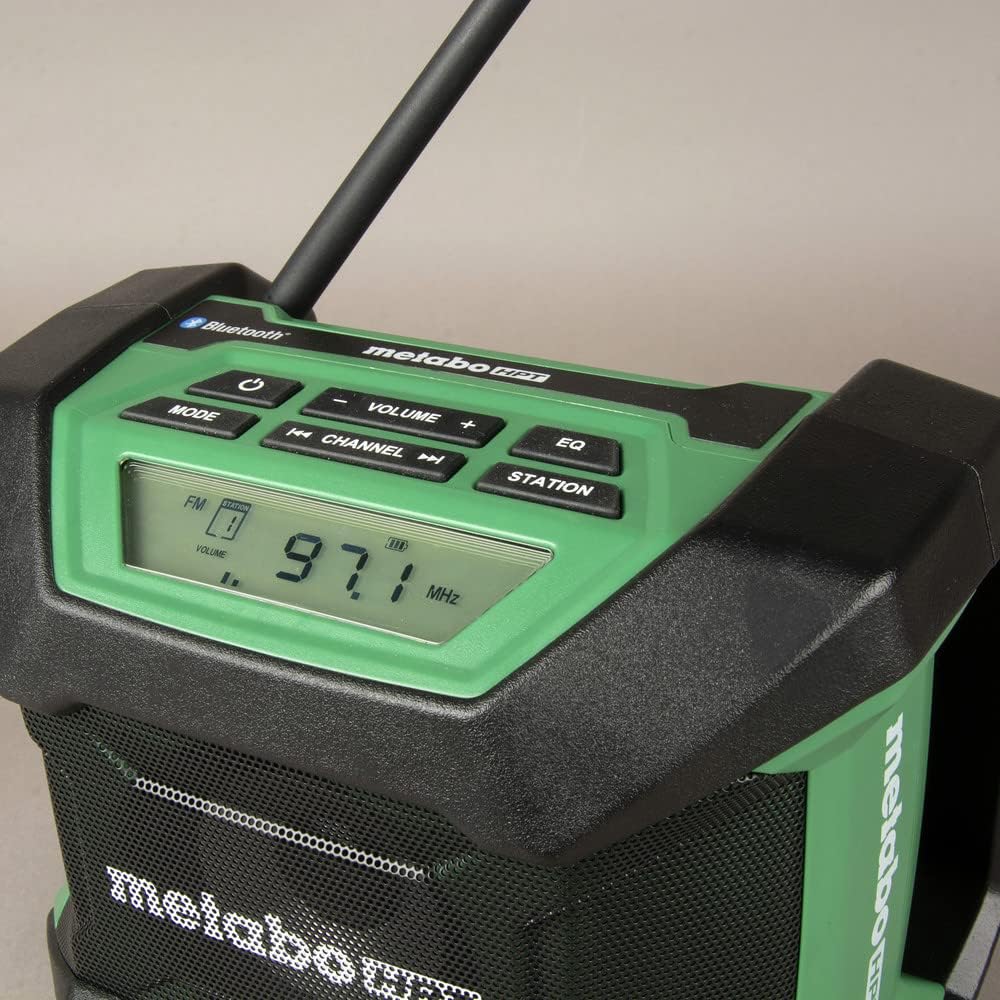 Metabo HPT UR18DAQ4M 18 V 3 Ah Green Analog Cordless Jobsite Radio (Tool Only)