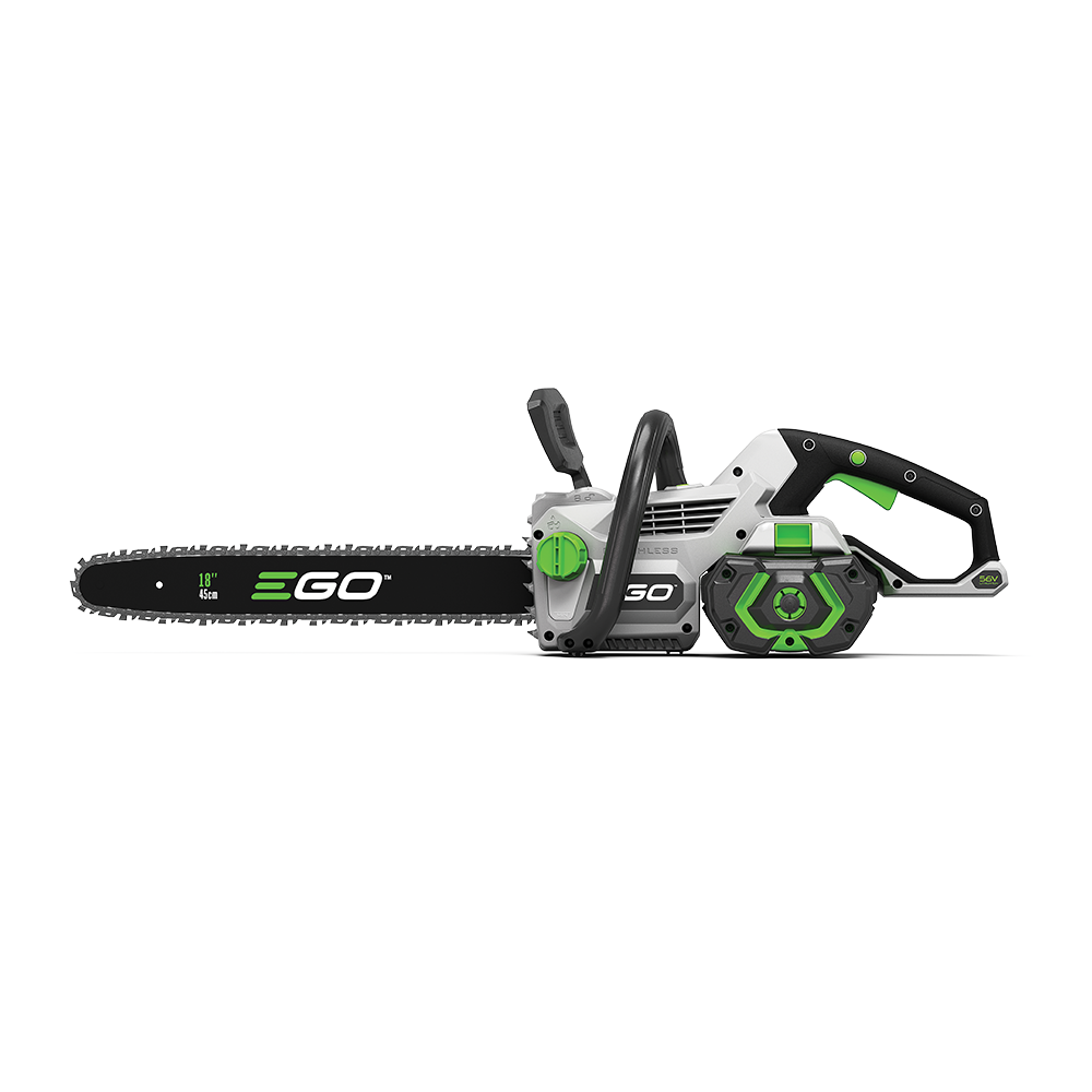 EGO Power+ CS1804 18 in 56 V Lithium-Ion Rear Handle Brushless Cordless Chainsaw Kit