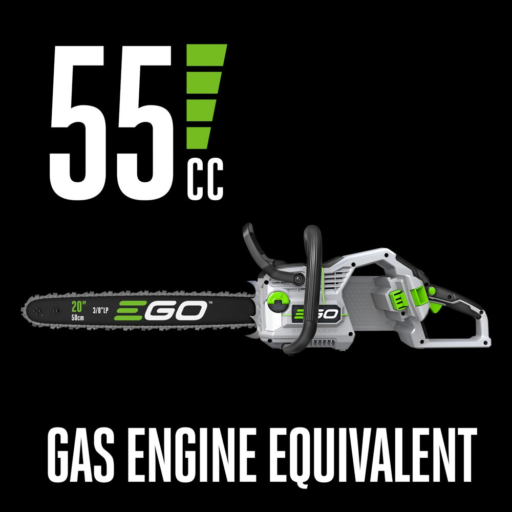 EGO Power+ CS2005 20 in 56 V Lithium-Ion Top Handle Brushless Cordless Chainsaw Kit