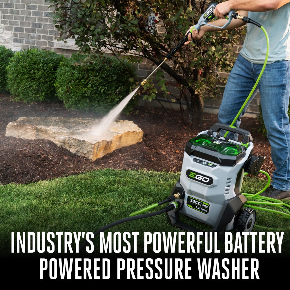 EGO Power+ HPW3204-2 Battery 3200 Psi 1.2 gpm Cordless Pressure Washer Kit