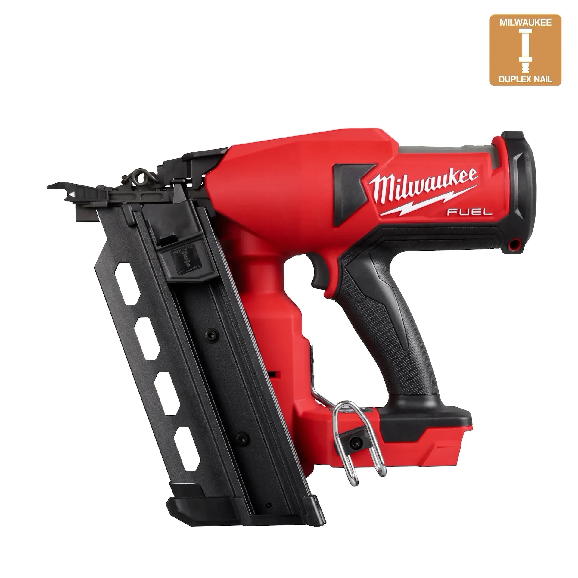 Milwaukee 2844-20 4 Nails/Second 800 Nails/Charge 2-7/8 in, 3-5/8 in, 0.131 in Cordless Duplex Nailer