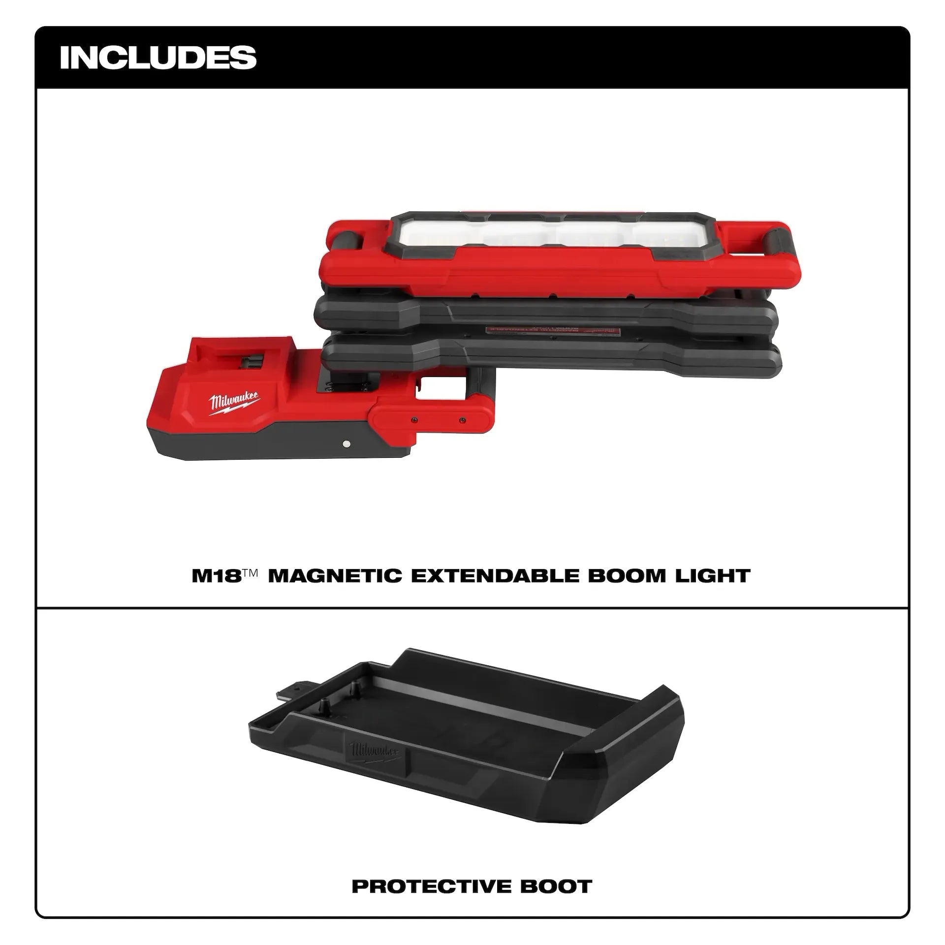 Milwaukee 2129-20 LED 2500 Lumens 4.5 hr Cordless Magnetic Extendable Boom Light