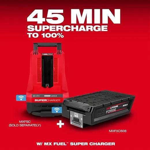 Milwaukee MXFXC608 REDLITHIUM™ FORGE™ Lithium-Ion 8 Ah 45 min Rechargeable Battery Pack