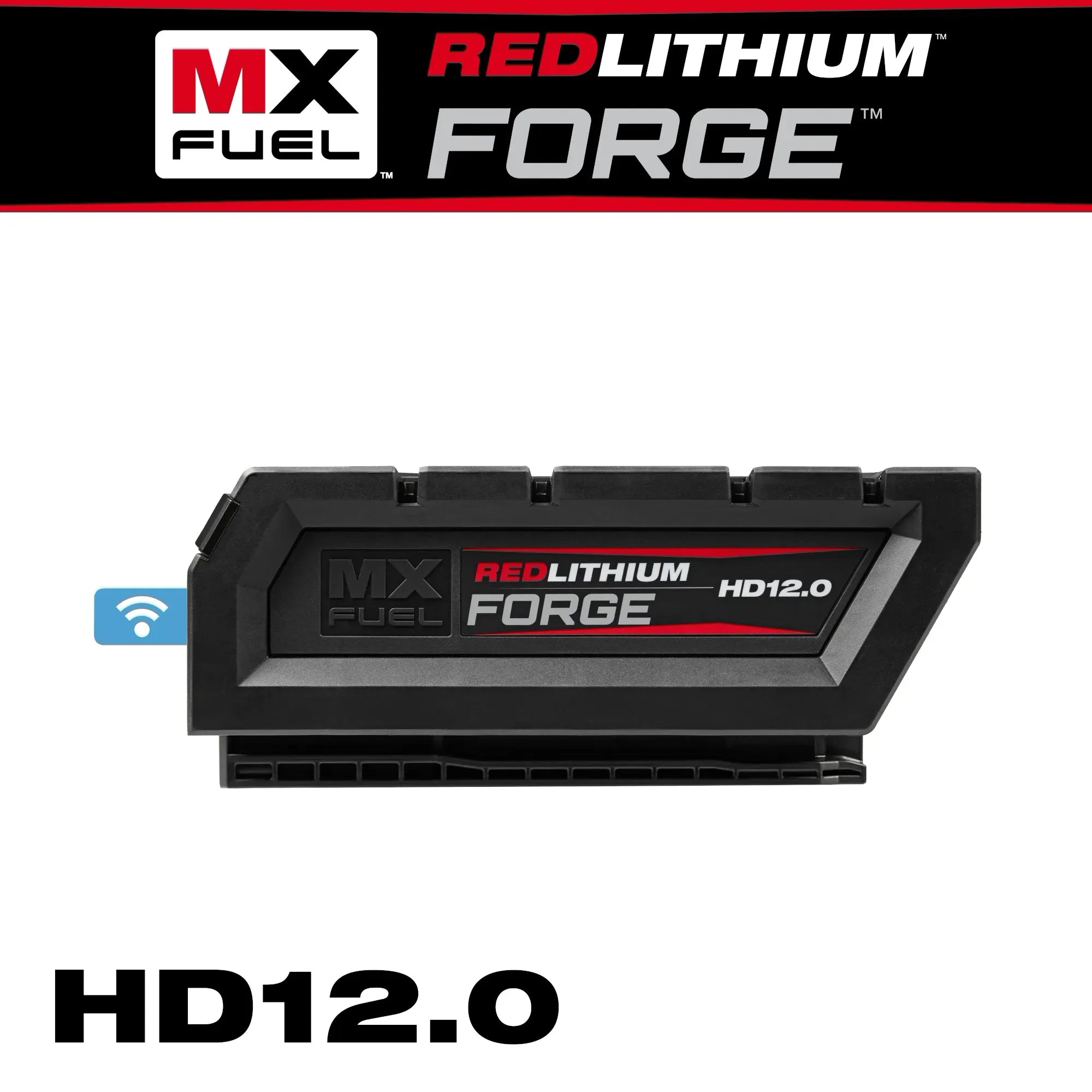 Milwaukee MXFHD812 REDLITHIUM™ FORGE™ Lithium-Ion 12 Ah 1.15 hr Rechargeable Battery Pack