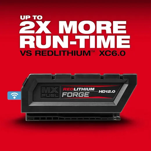 Milwaukee MXFHD812 REDLITHIUM™ FORGE™ Lithium-Ion 12 Ah 1.15 hr Rechargeable Battery Pack