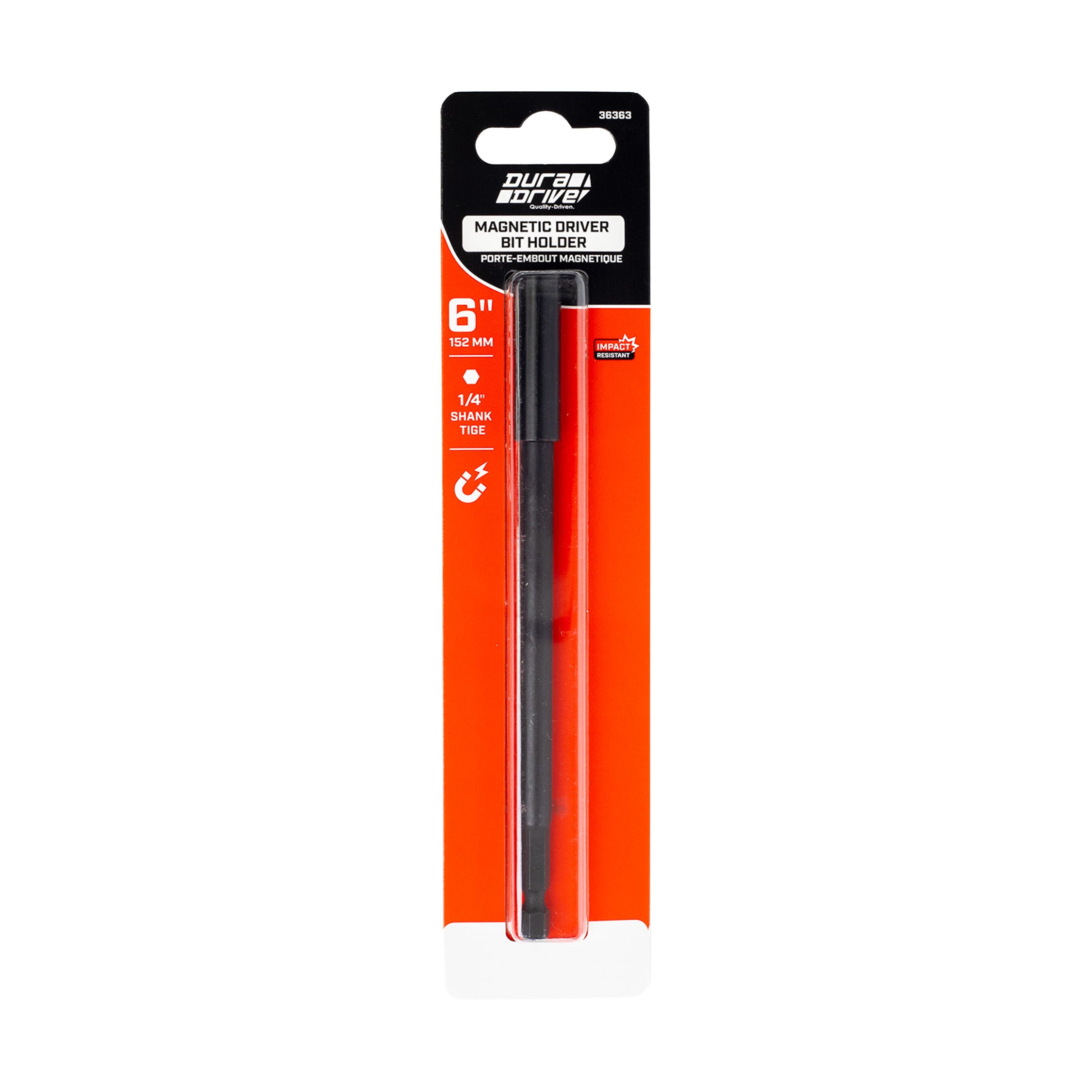 DuraDrive 2.0 6" Magnetic Impact Bit Holder