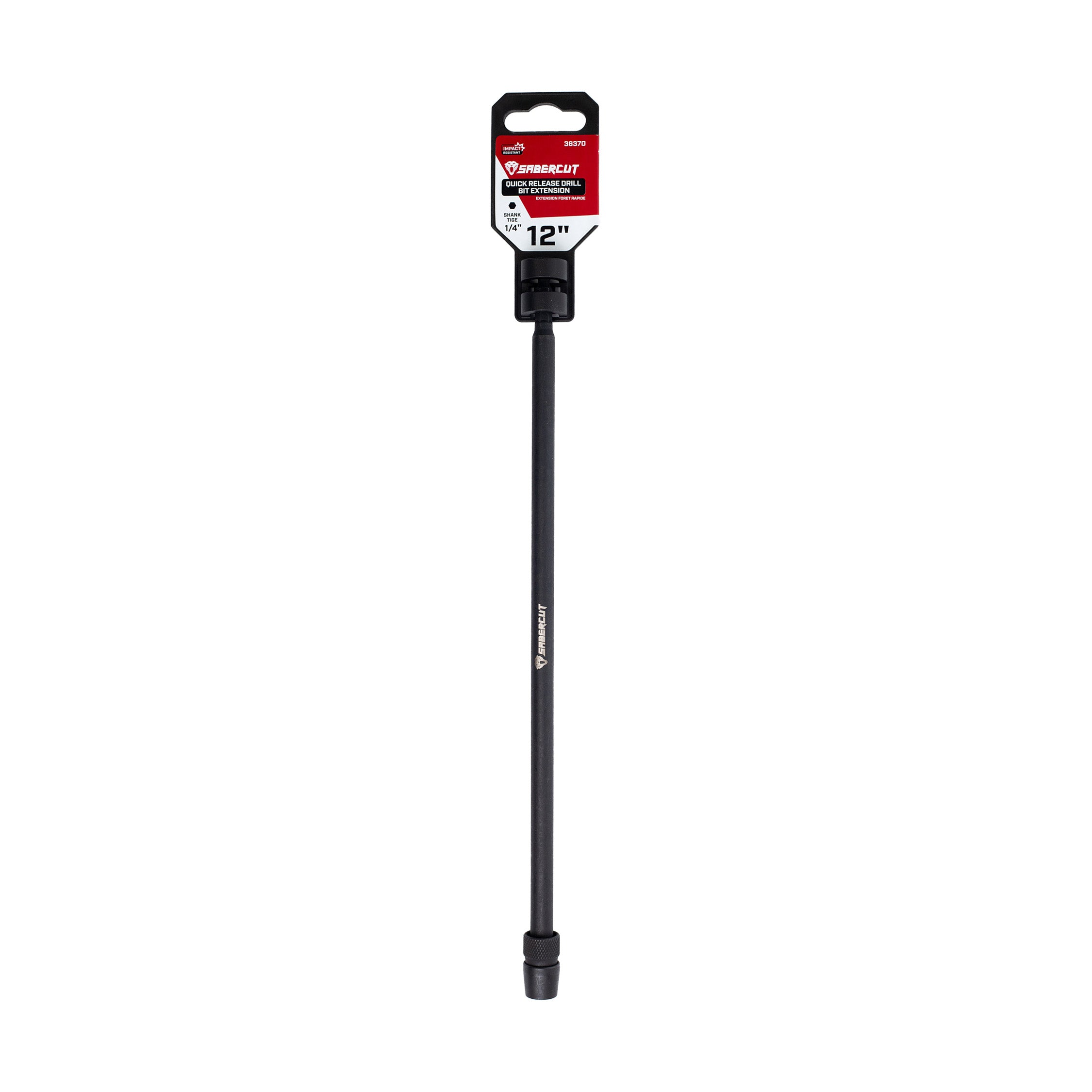 SABERCUT 12 In. x 1/4 In. Quick-Release Drill Extension
