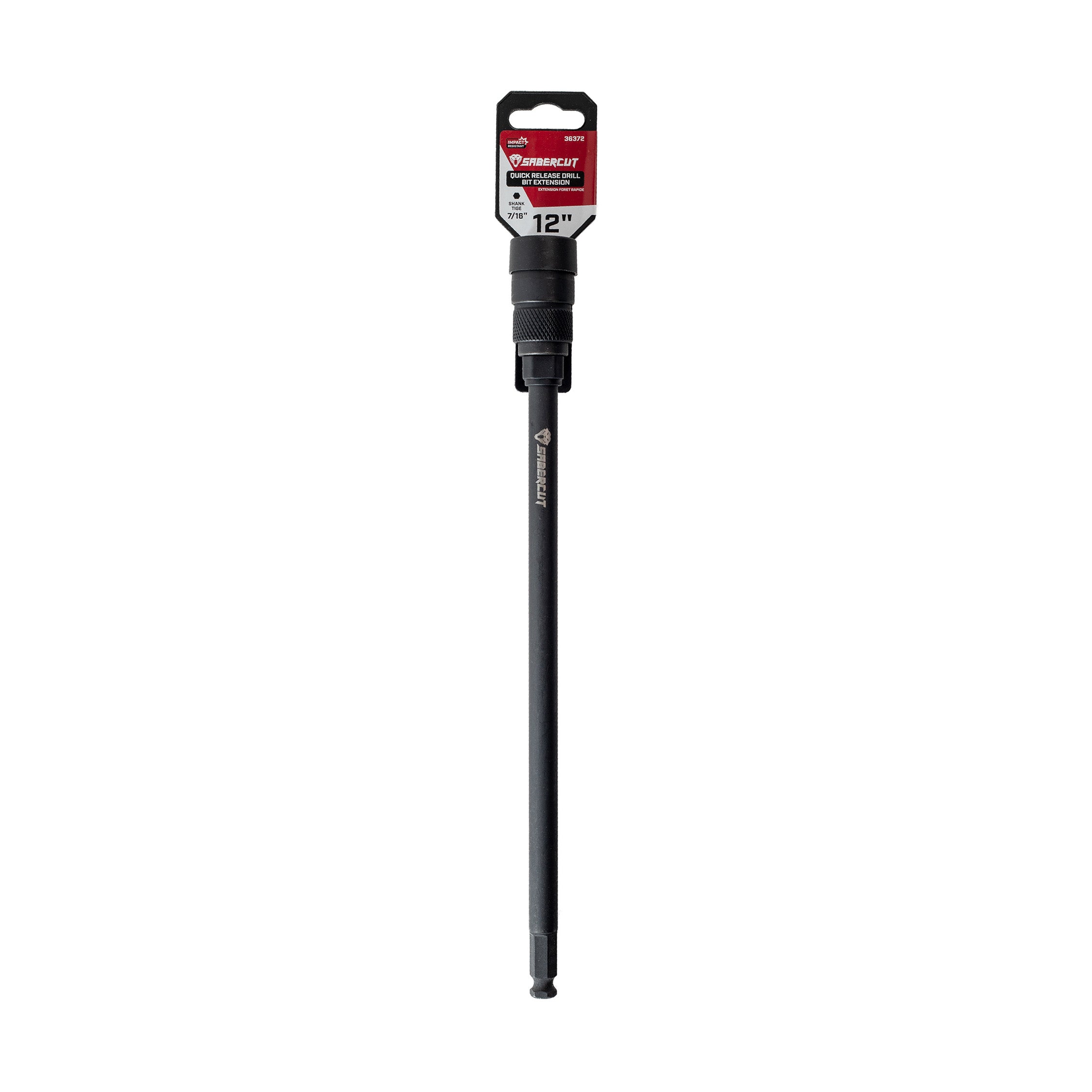 Sabercut 12" x 7/16" Quick Release Hex Drill Extension