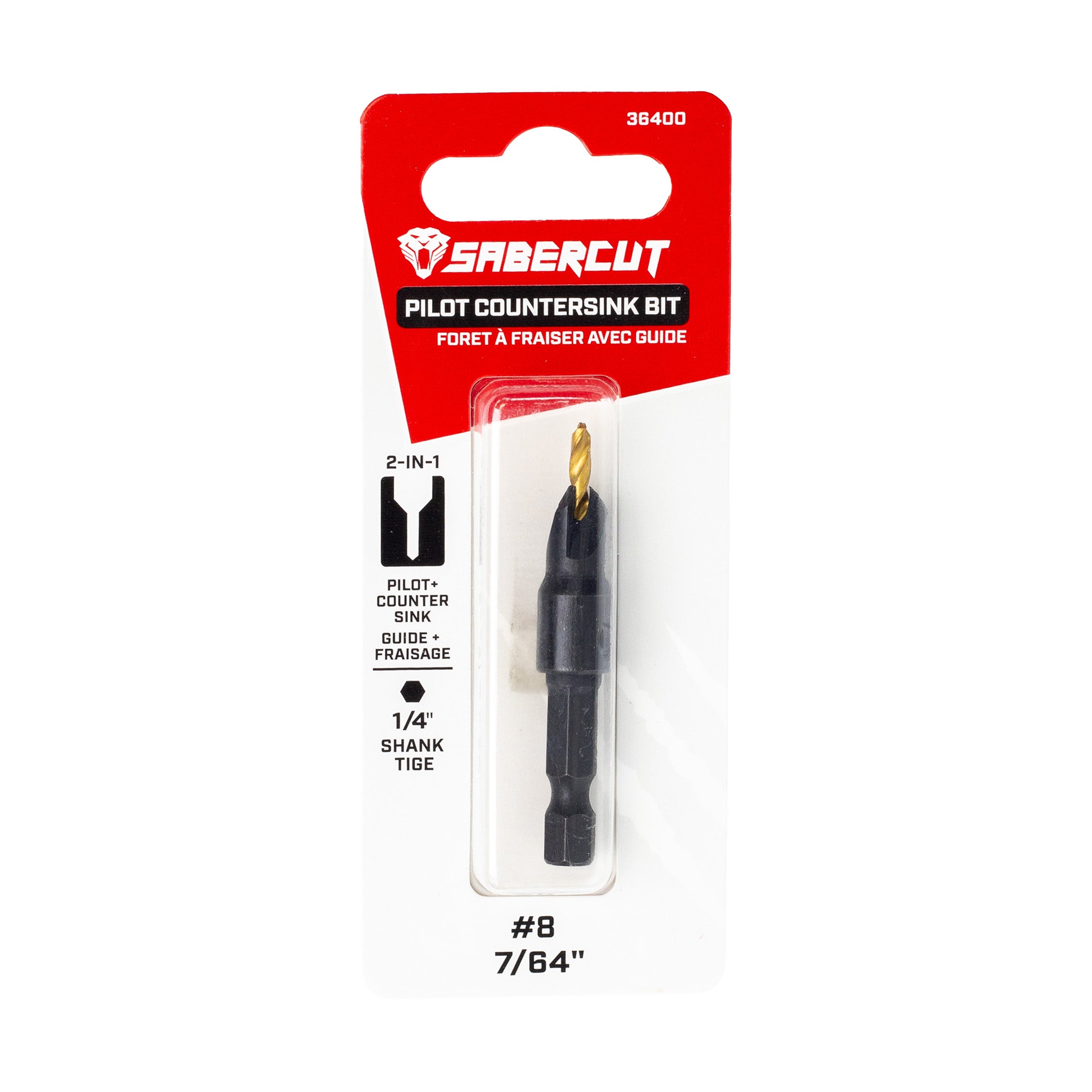 SABERCUT COUNTERSINK BIT #8