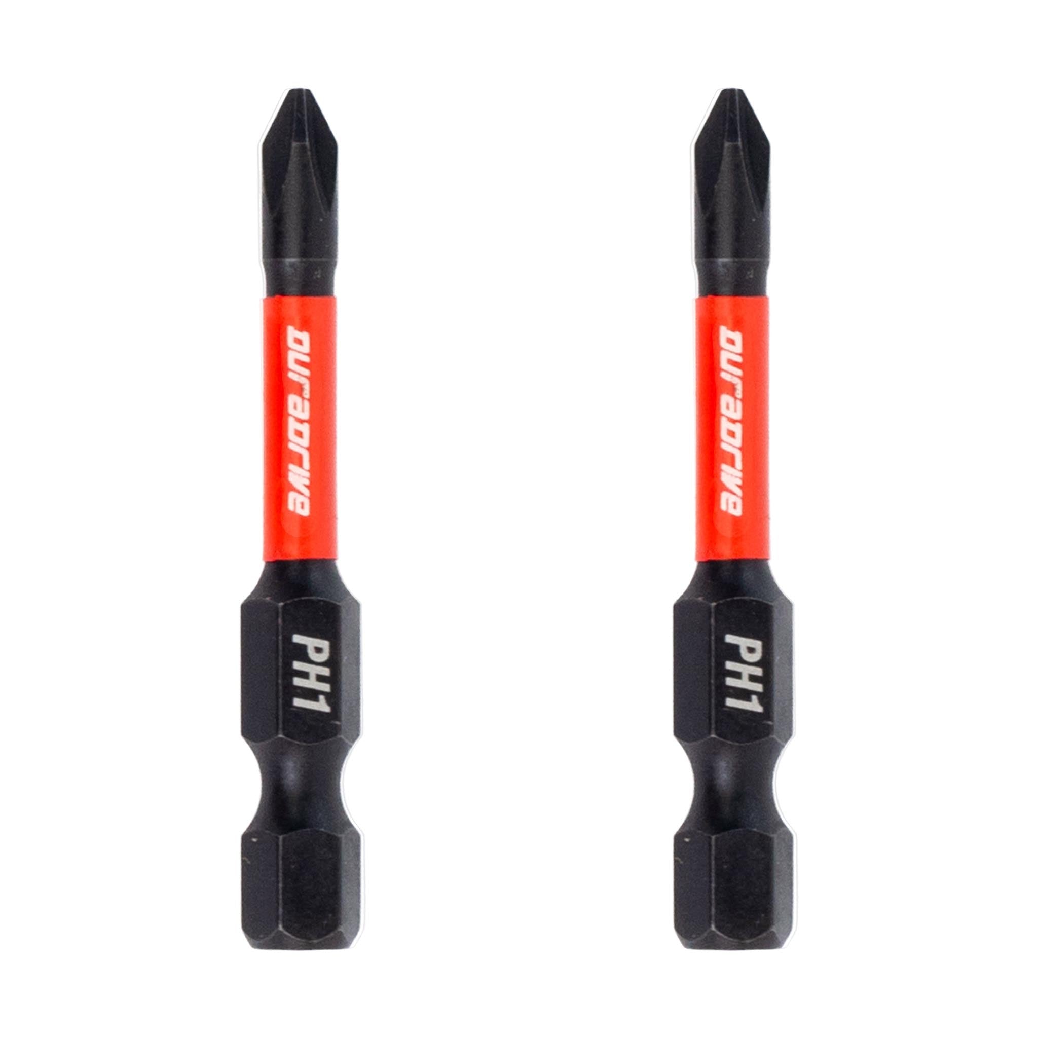DuraDrive 2.0 PH1 x 2" Impact Driver Bit (2-Pack)