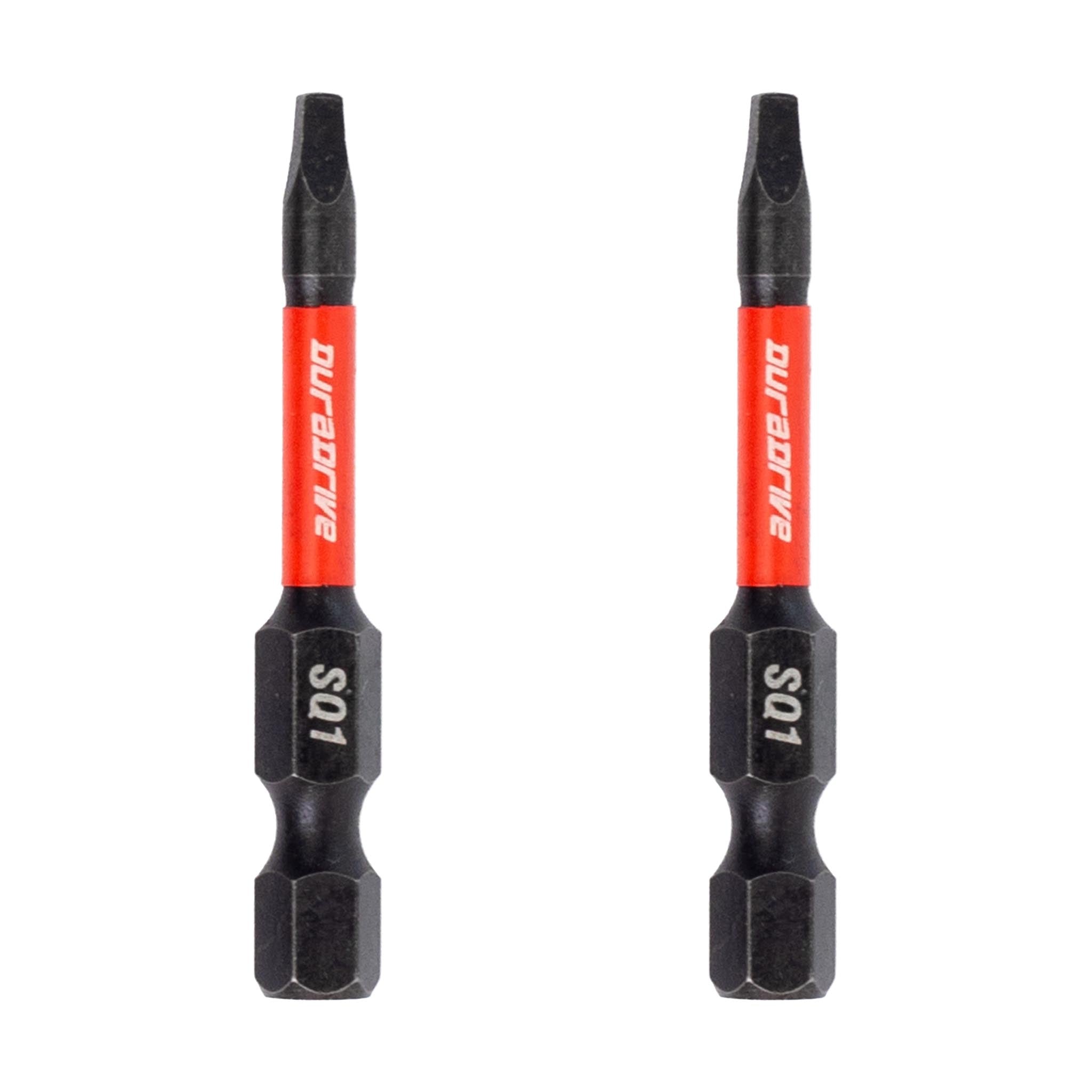 DuraDrive 2.0 SQ1 x 2" Impact Driver Bit (2-Pack)