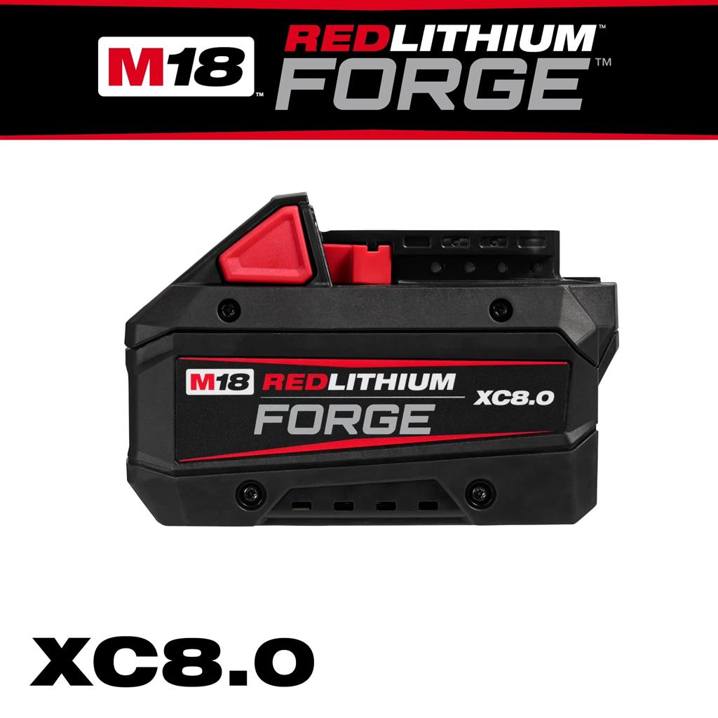 MILWAUKEE 48-11-1881 M18™ REDLITHIUM™ FORGE™ XC8.0 Battery Pack