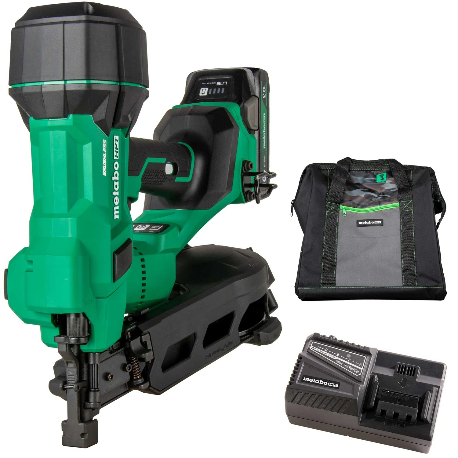 METABO NV1845DAM  18V BL Roofing Nailer Kit