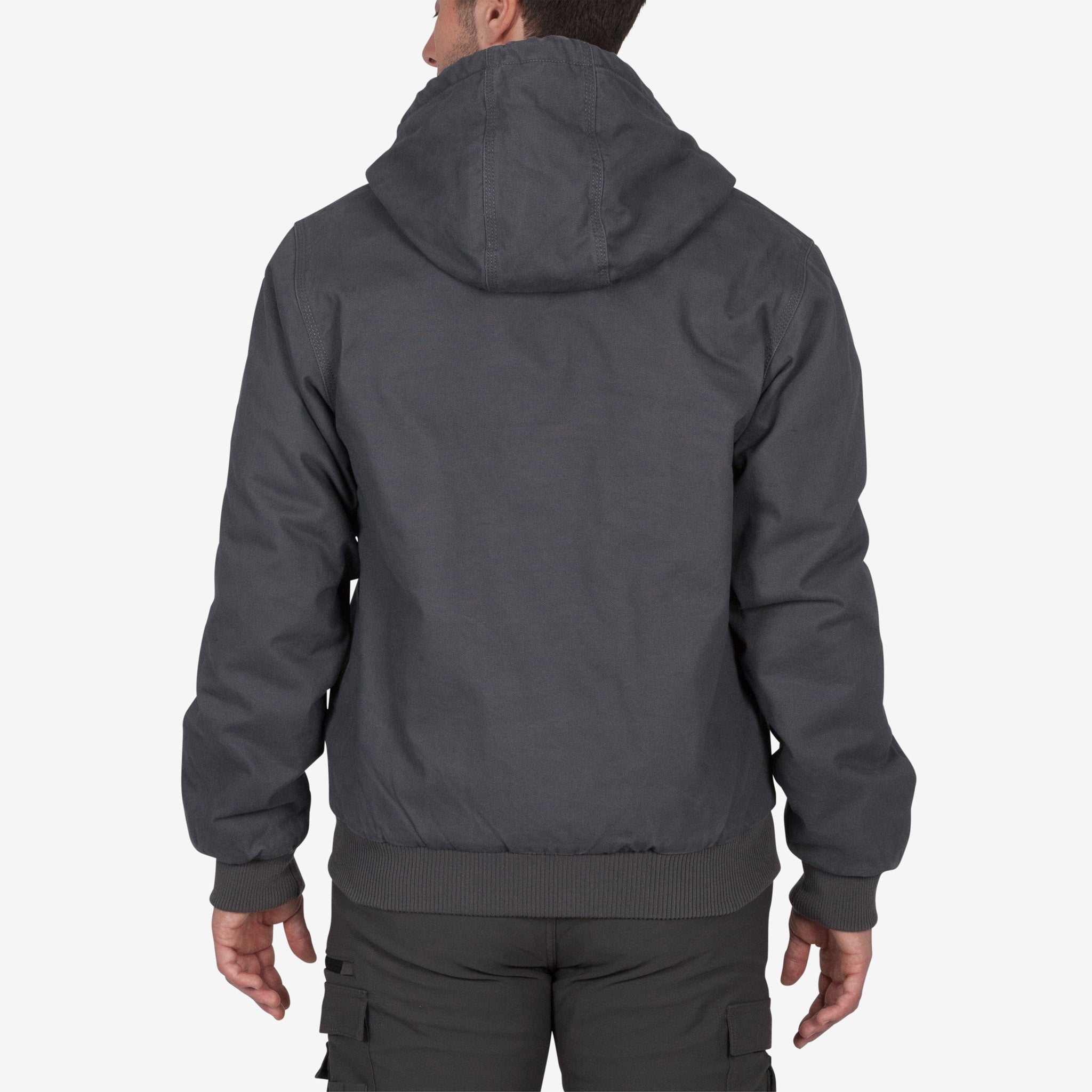 DURADRIVE SHERPA LINED CANVAS HOODIE JACKET