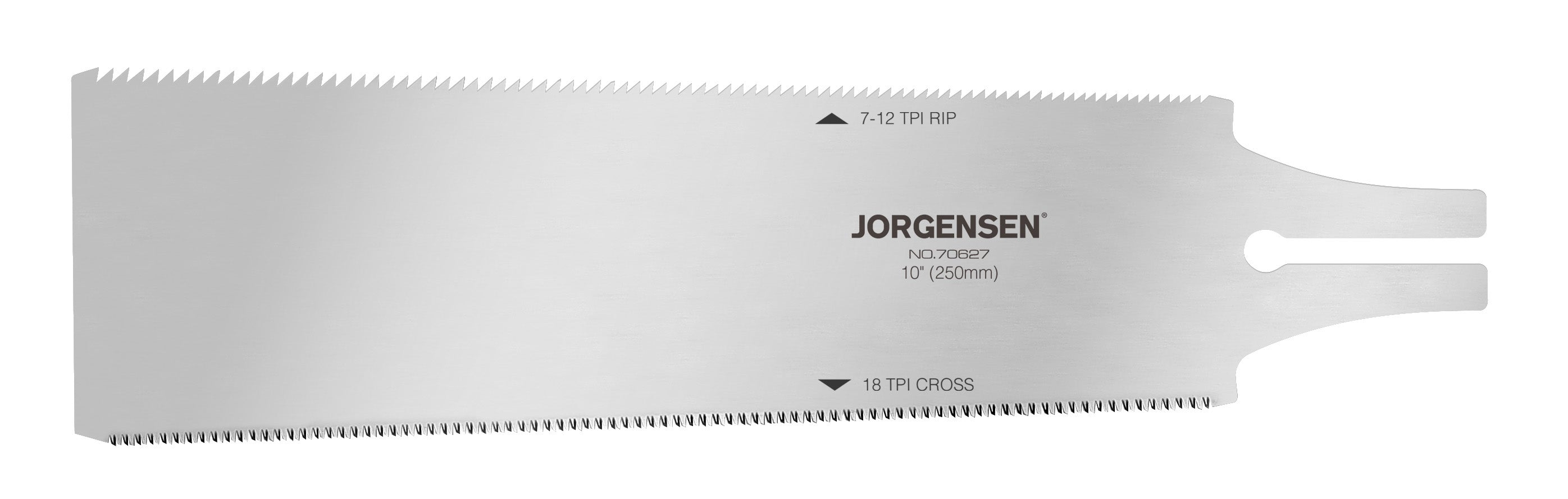 JORGENSEN 70627 Pro Double Edge Pull Saw Ryoba Replacement Blade 10in.