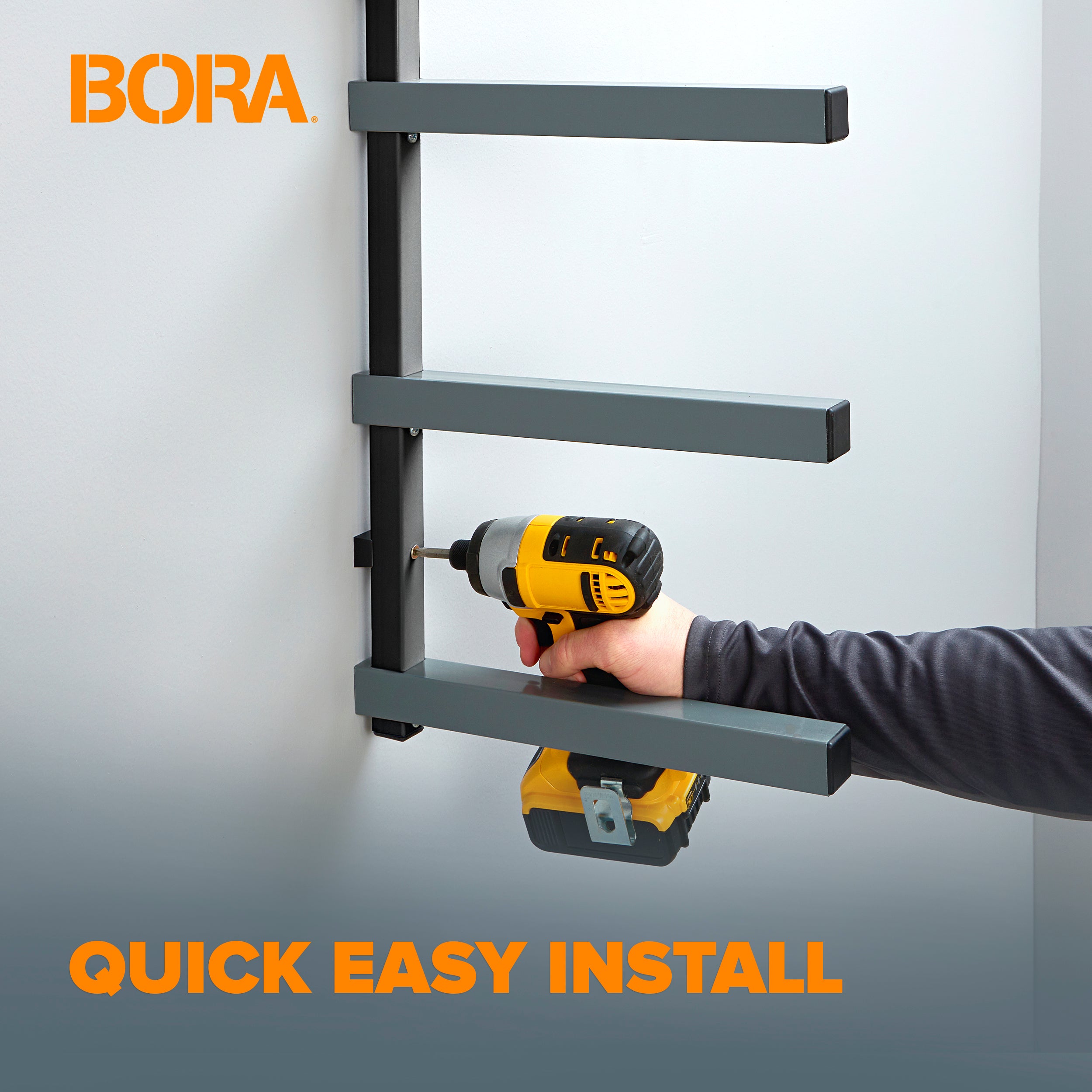 BORA PBR-004B 4-TIER WALL STORAGE RACK