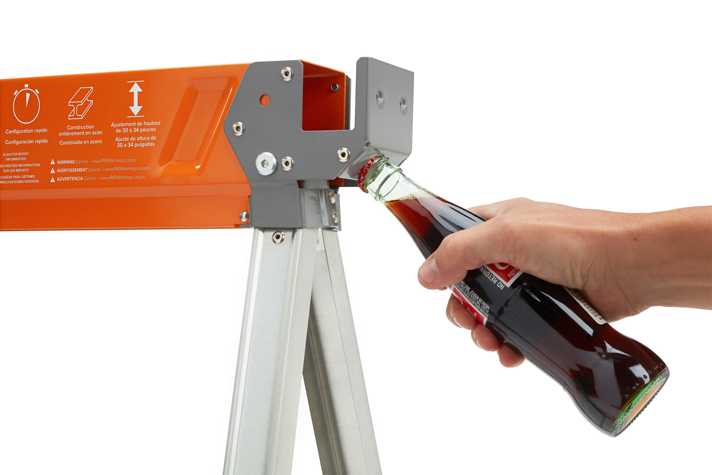 bora 「どこまでも」 BORA 30 in. to 36 in. Steel Speed Horse XT Adjustable Height