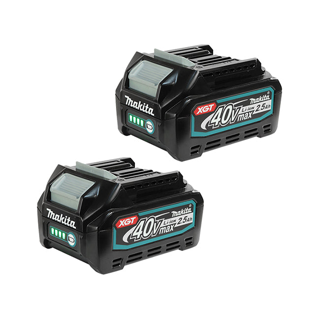MAKITA DK0178G204 40Vmax XGT Brushless 2 Tool Combo Kit (2.5Ah x2)