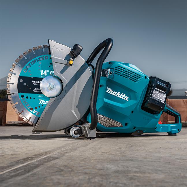 Makita CE001GL401 80V (40V x 2) Max XGT Brushless 14 in. Power Cutter Kit (4 x 8.0Ah)
