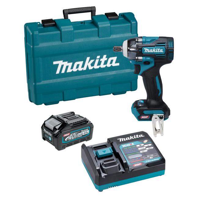MAKITA TW005GM102 40Vmax XGT Brushless 1/2 in. Impact Wrench Kit with Round Pin (4.0Ah x1)
