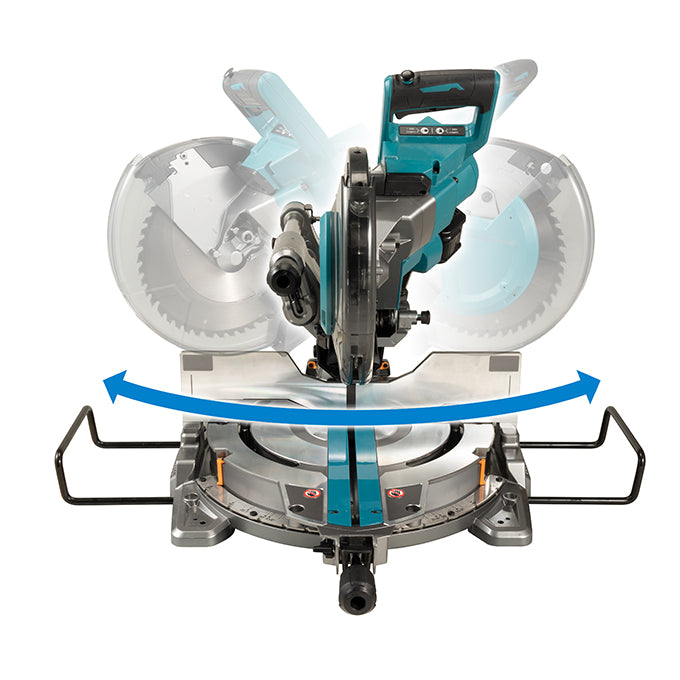 MAKITA LS004GZ 40Vmax XGT Brushless 10 in. Dual Compound Mitre Saw with AWS (Tool Only)