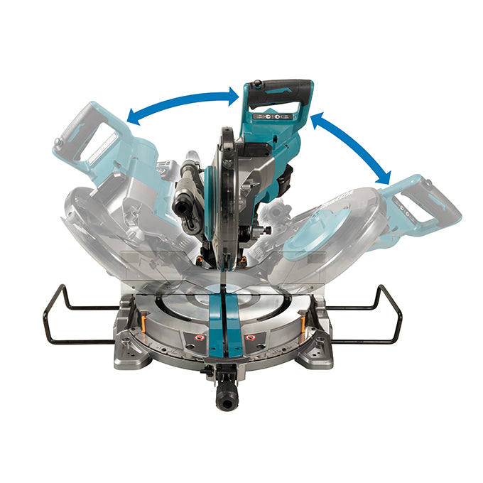 MAKITA LS004GZ 40Vmax XGT Brushless 10 in. Dual Compound Mitre Saw with AWS (Tool Only)