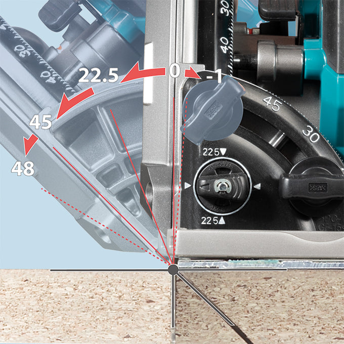 Makita SP001GZ02 40Vmax XGT Brushless Plunge Cut Circular Saw w/AWS, Tool Only