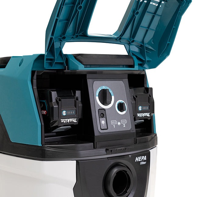 MAKITA VC007GLZ02 80V(40Vx2)max XGT Brushless 40 L Wet/Dry Vacuum Cleaner, Tool Only