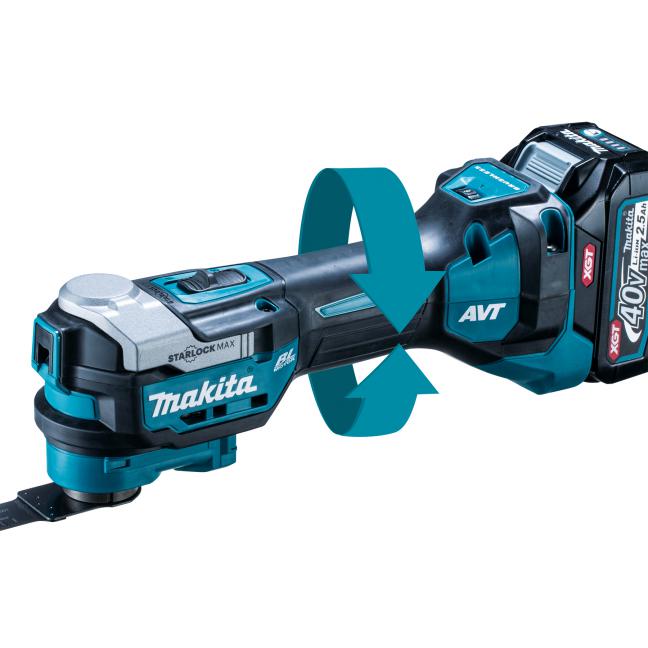 MAKITA TM001GZ01 40Vmax XGT Brushless Toolless Multi Tool w/AVT, Tool Only