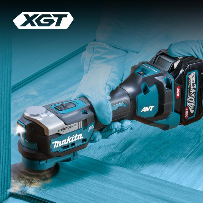 MAKITA TM001GZ01 40Vmax XGT Brushless Toolless Multi Tool w/AVT, Tool Only