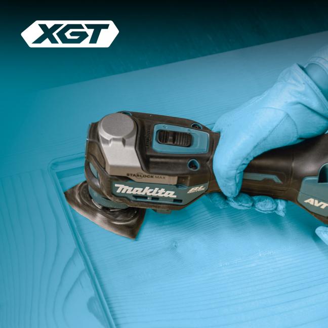 MAKITA TM001GZ01 40Vmax XGT Brushless Toolless Multi Tool w/AVT, Tool Only