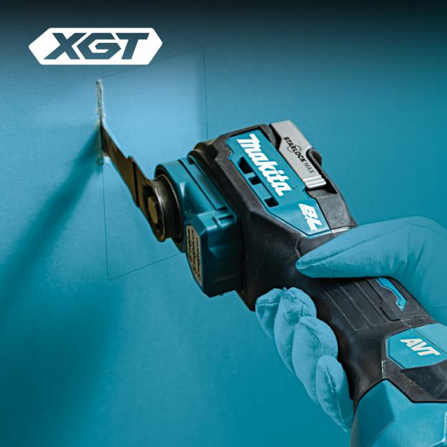 MAKITA TM001GZ01 40Vmax XGT Brushless Toolless Multi Tool w/AVT, Tool Only