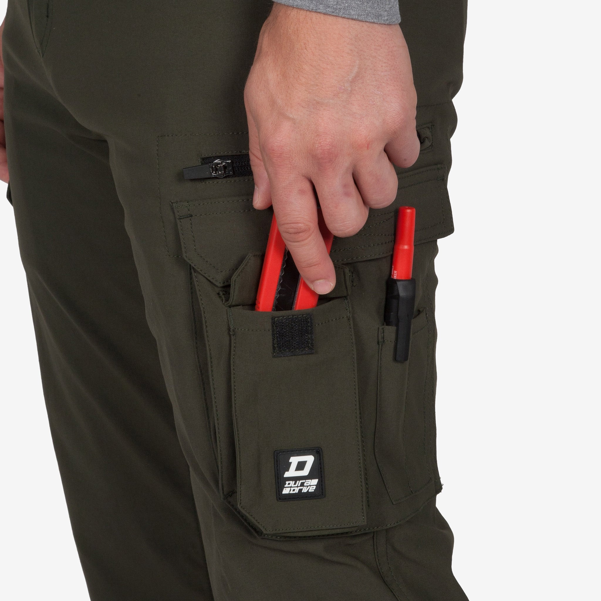 DuraDrive Elevate Fleece-Lined Water-Resistant Cargo Work Pants