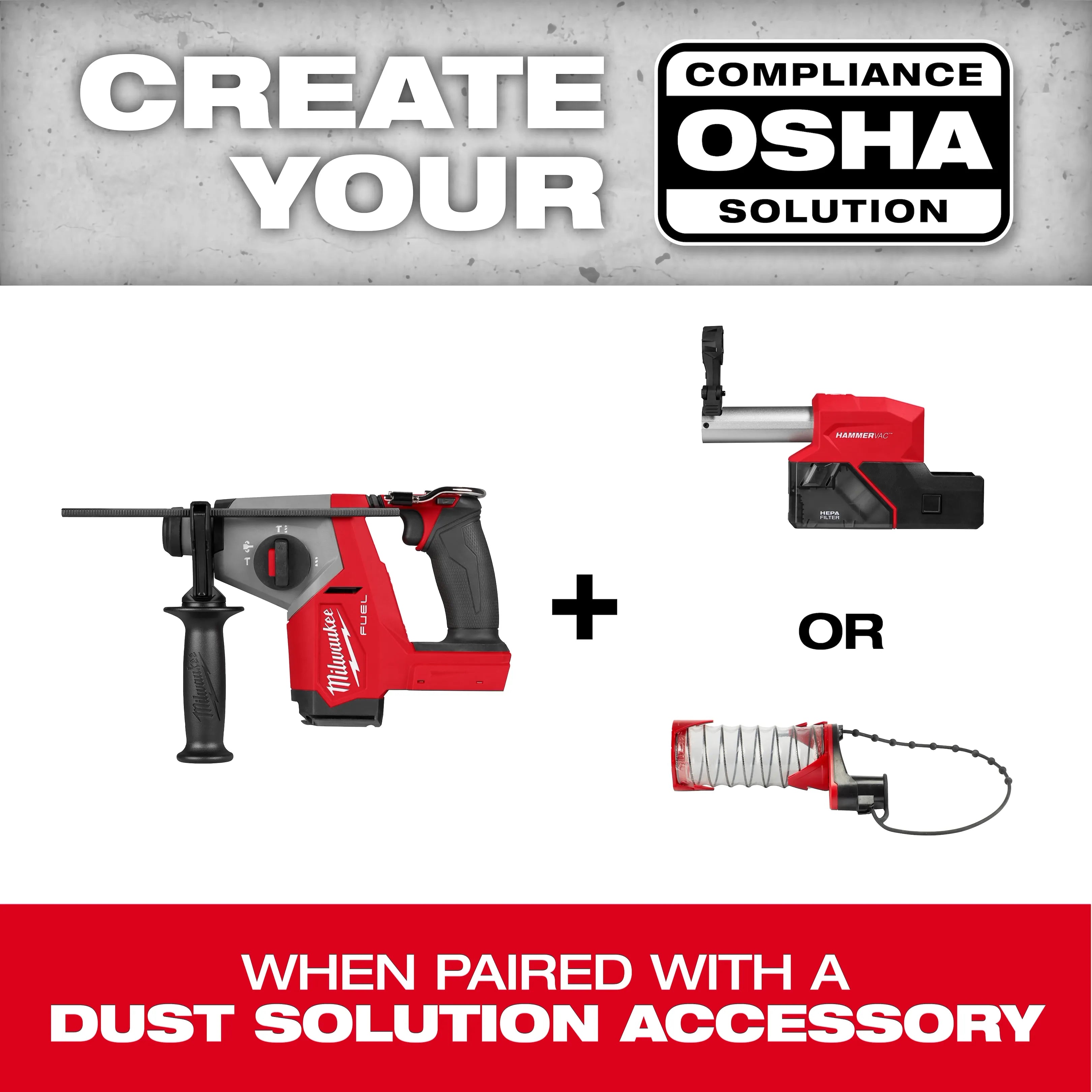 MILWAUKEE 2908-20 M18 FUEL™ 5/8 Inches SDS Plus Rotary Hammer