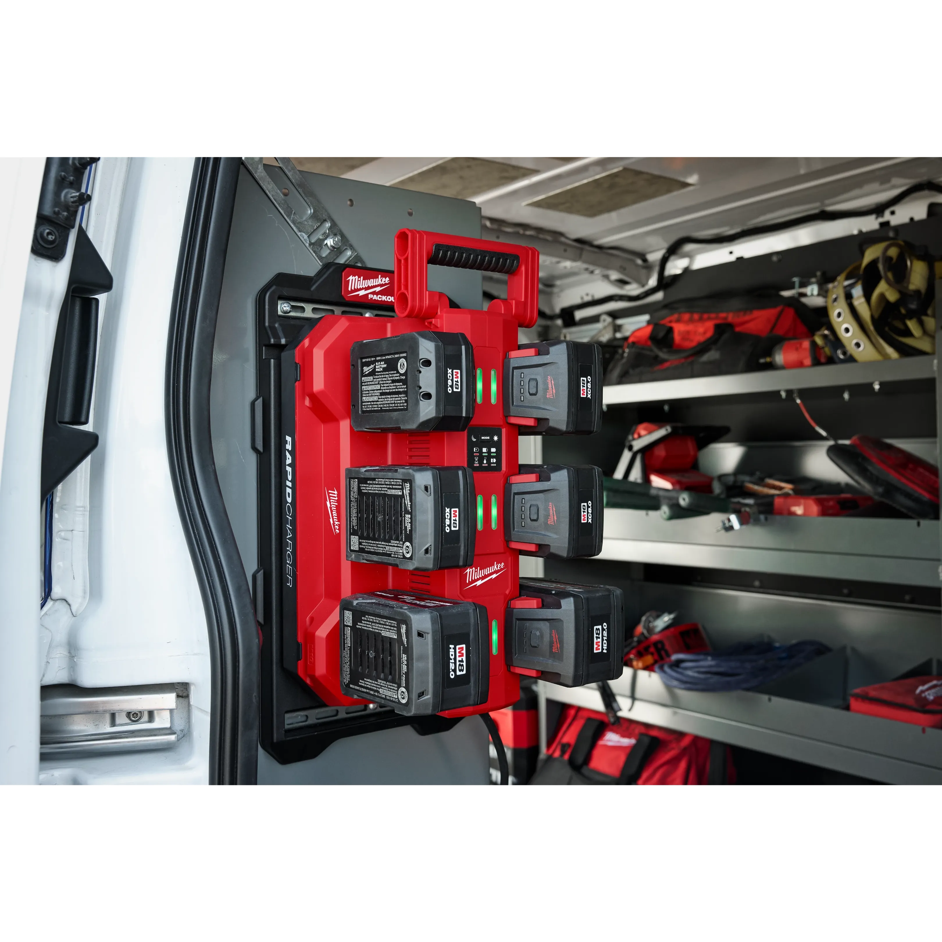 Milwaukee 48-59-1817 M18™ Six Bay Daisy Chain Rapid Charger 6A