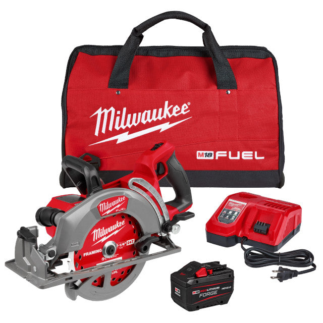 Milwaukee 2930-21Hd Gen2 M18 FUEL 7-1/4 in. Rear Handle Circular Saw Kit (1 x 12.0 Ah)