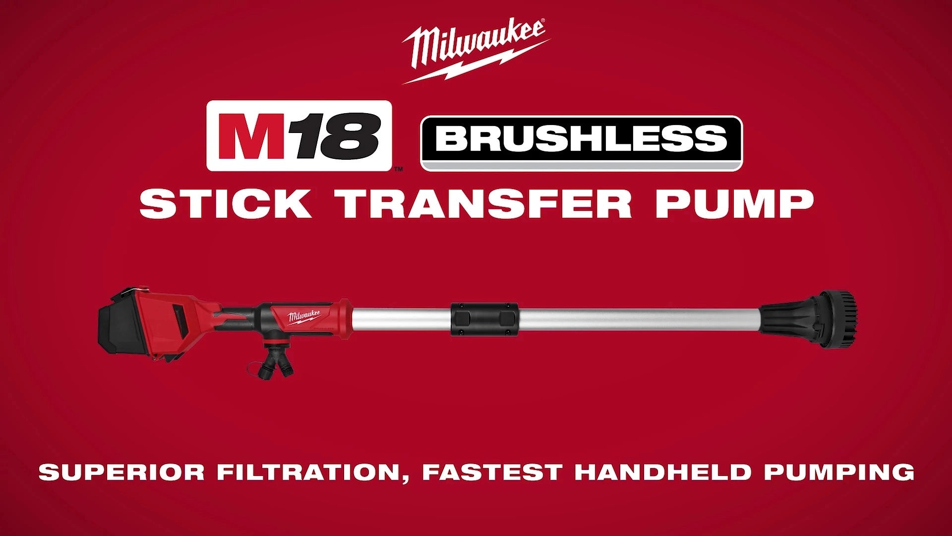Milwaukee 2940-20 M18 Stick Water Transfer Pump Bare 1-1/4 in.