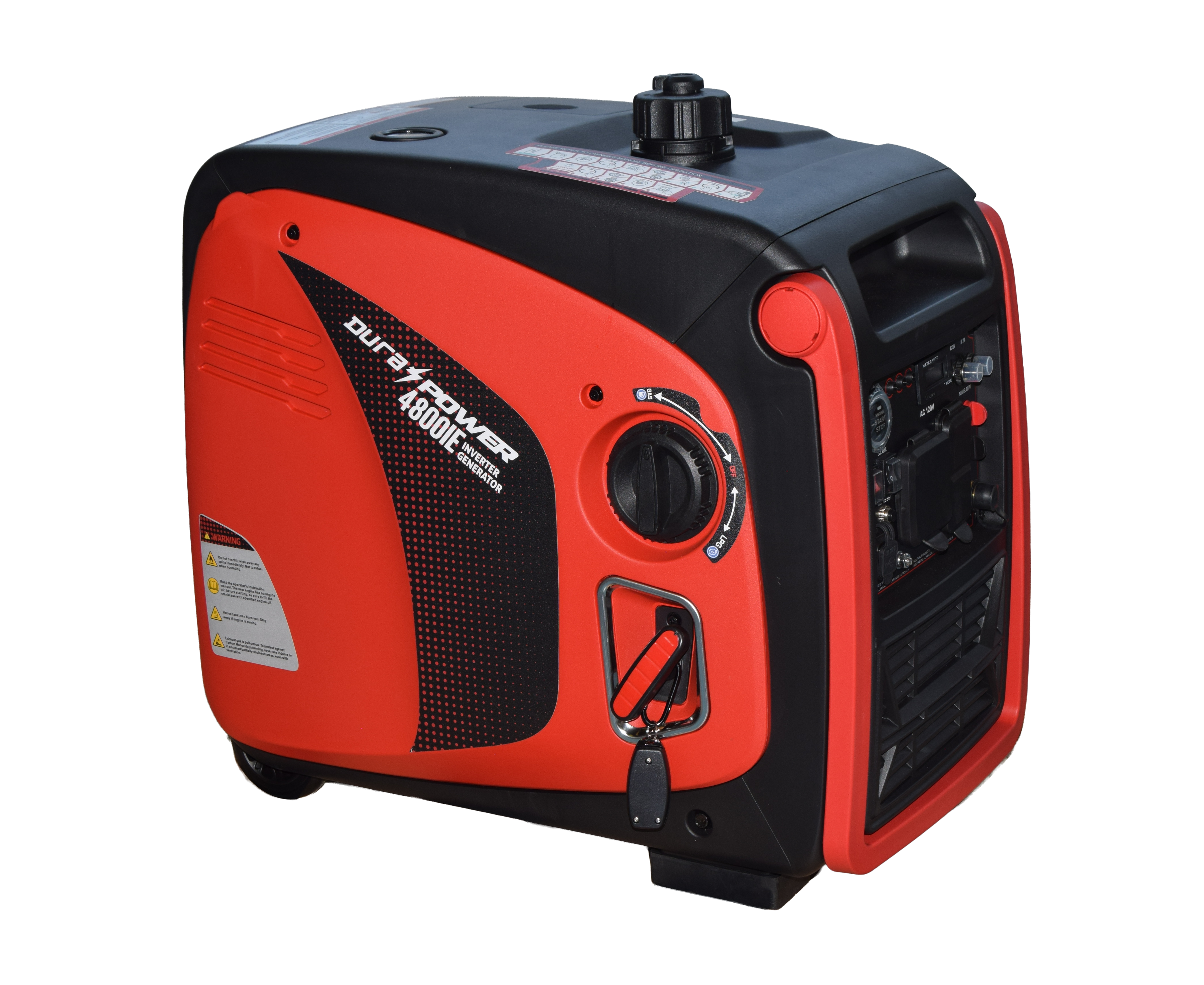 DuraPower 4800ie 4200W 192cc Dual Fuel 4-Stroke Inverter Generator
