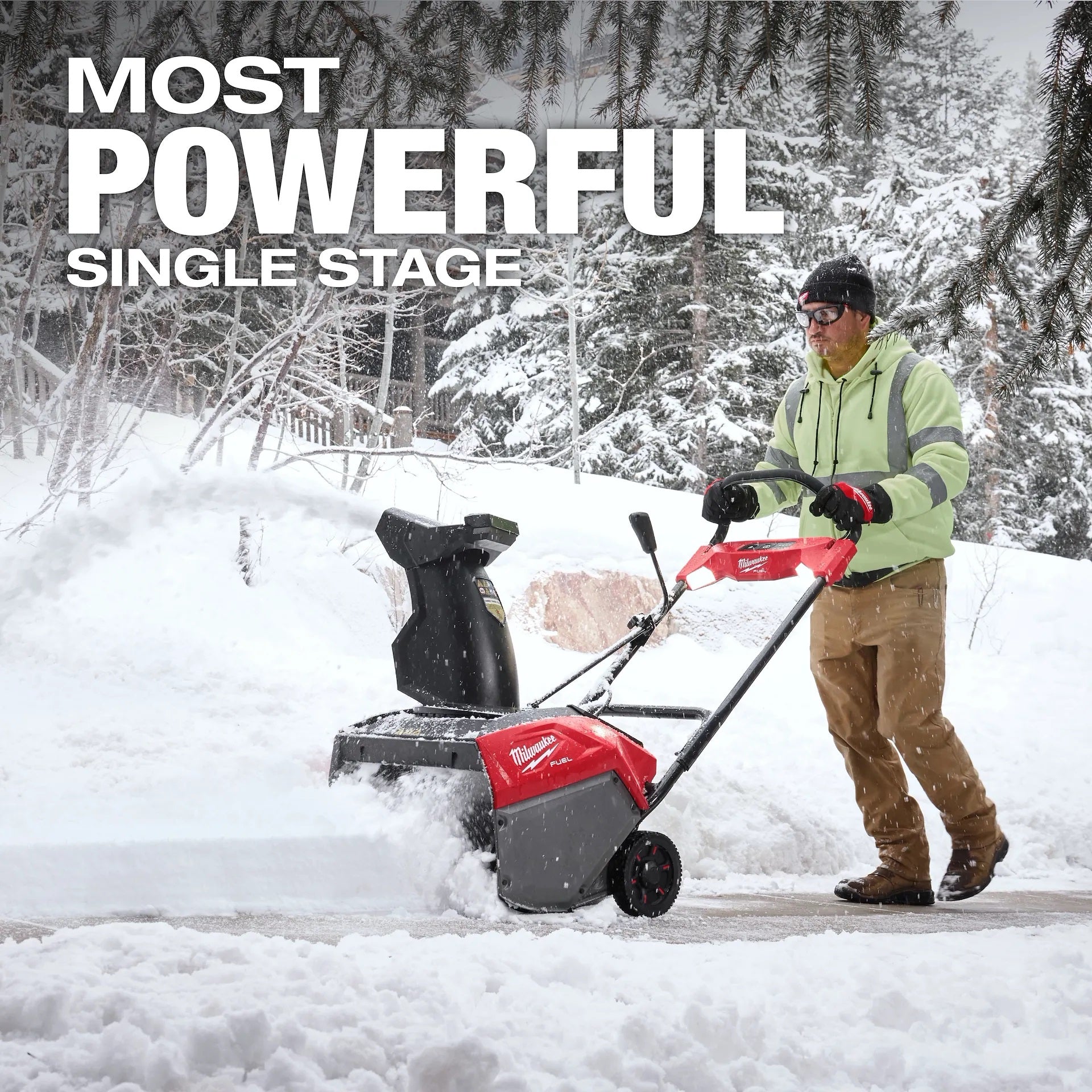 Milwaukee 3036-22HD M18 Fuel 21 Inches Single Stage Snow blower Kit 12.0Ah