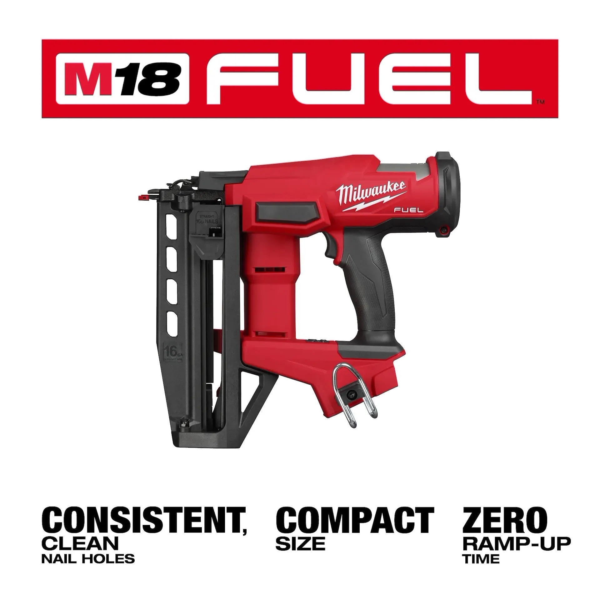 Milwaukee 3020-20 M18 Fuel 16 Guage Straight Finish Nailer Bare Tool