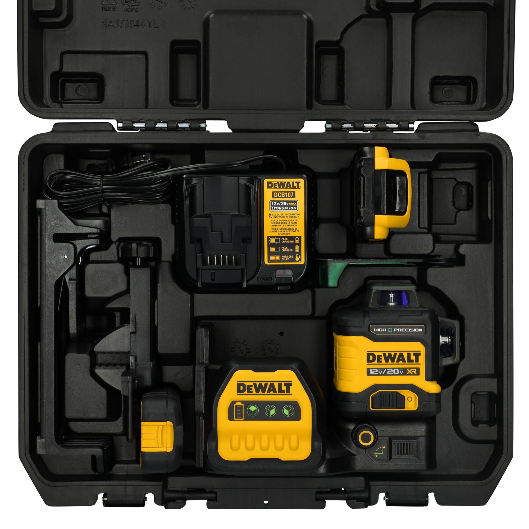 Dewalt DCLE34033D1 12/20V 3X360 Green Line Laser Kit 2.05AH