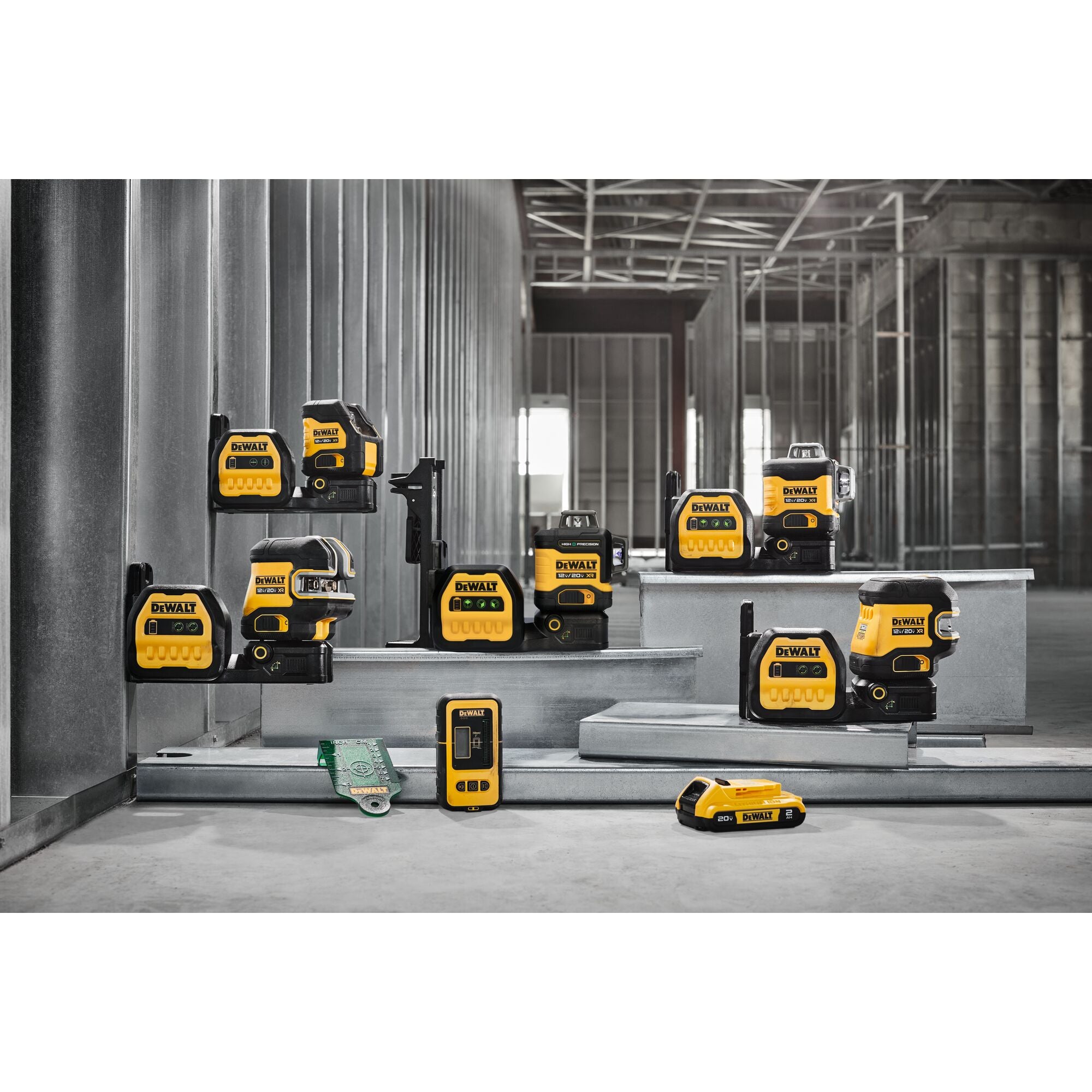 Dewalt DCLE34033D1 12/20V 3X360 Green Line Laser Kit 2.05AH